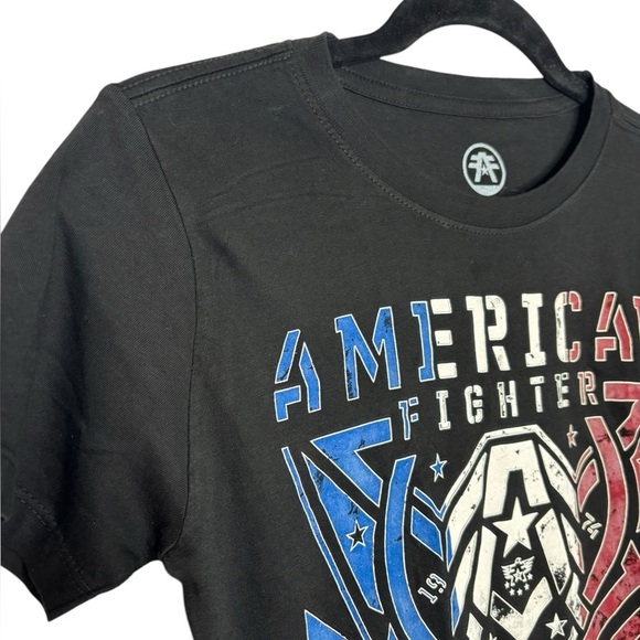 NWT American Fighter Red White Blue Kendleton Tee Short Size XS - Picture 4 of 9